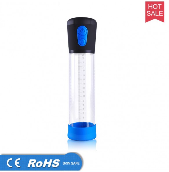 Electronic High-Vacuum Penis Pump - Penis Enlargement (Blue)